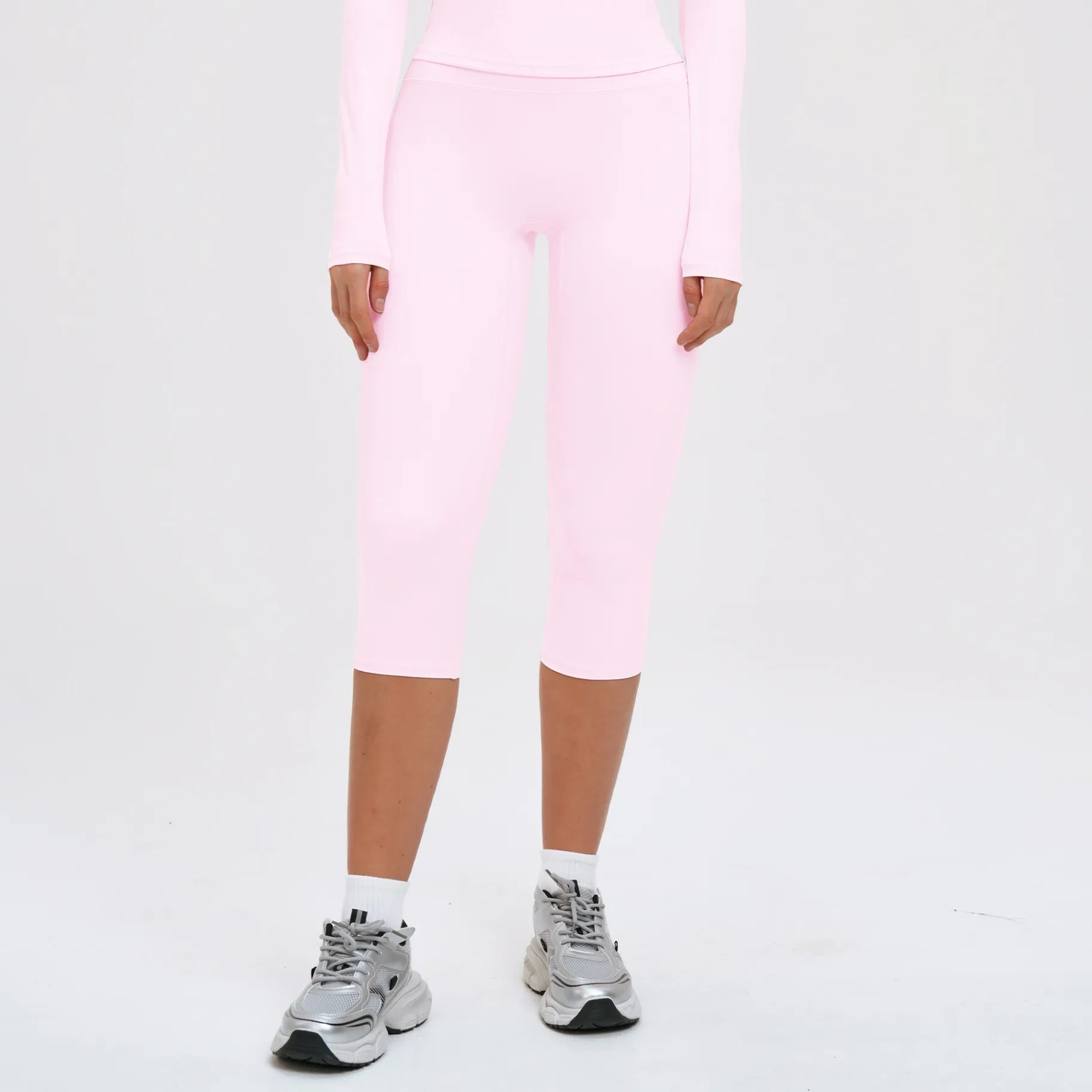 High Waist Capris Pants For Women