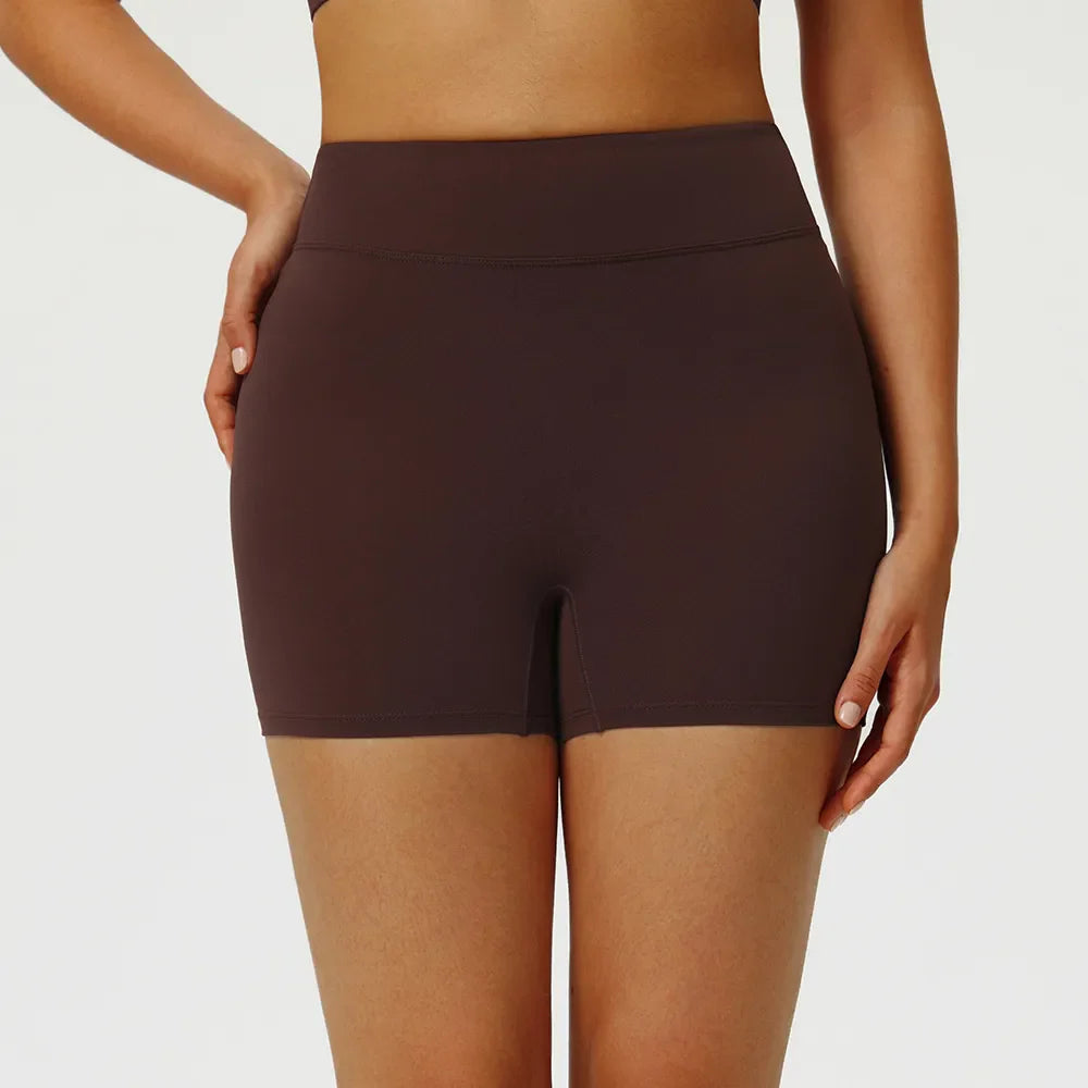 Women's High Waist Yoga Fitness Shorts