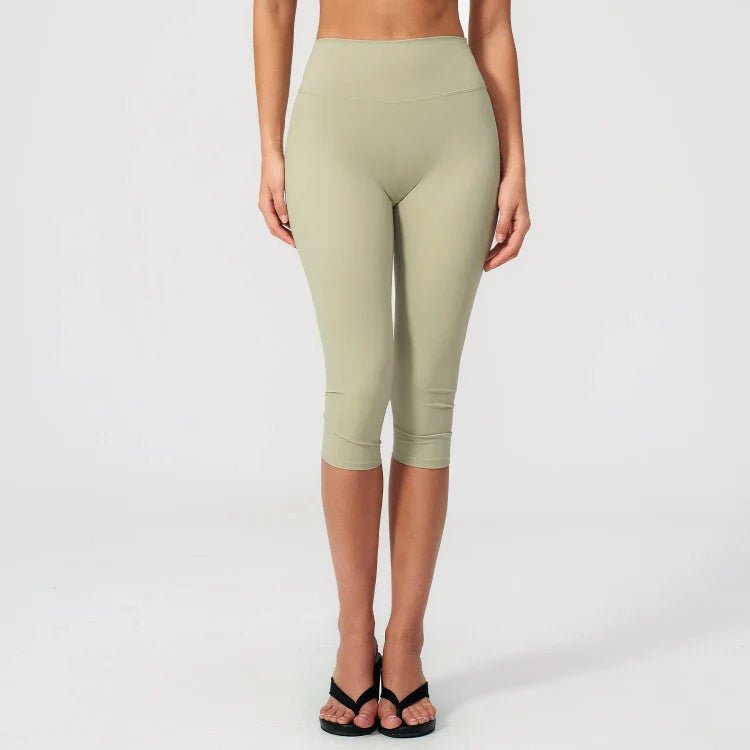 High Waist Capris Pants For Women