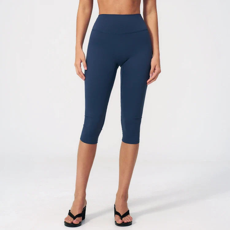 High Waist Capris Pants For Women