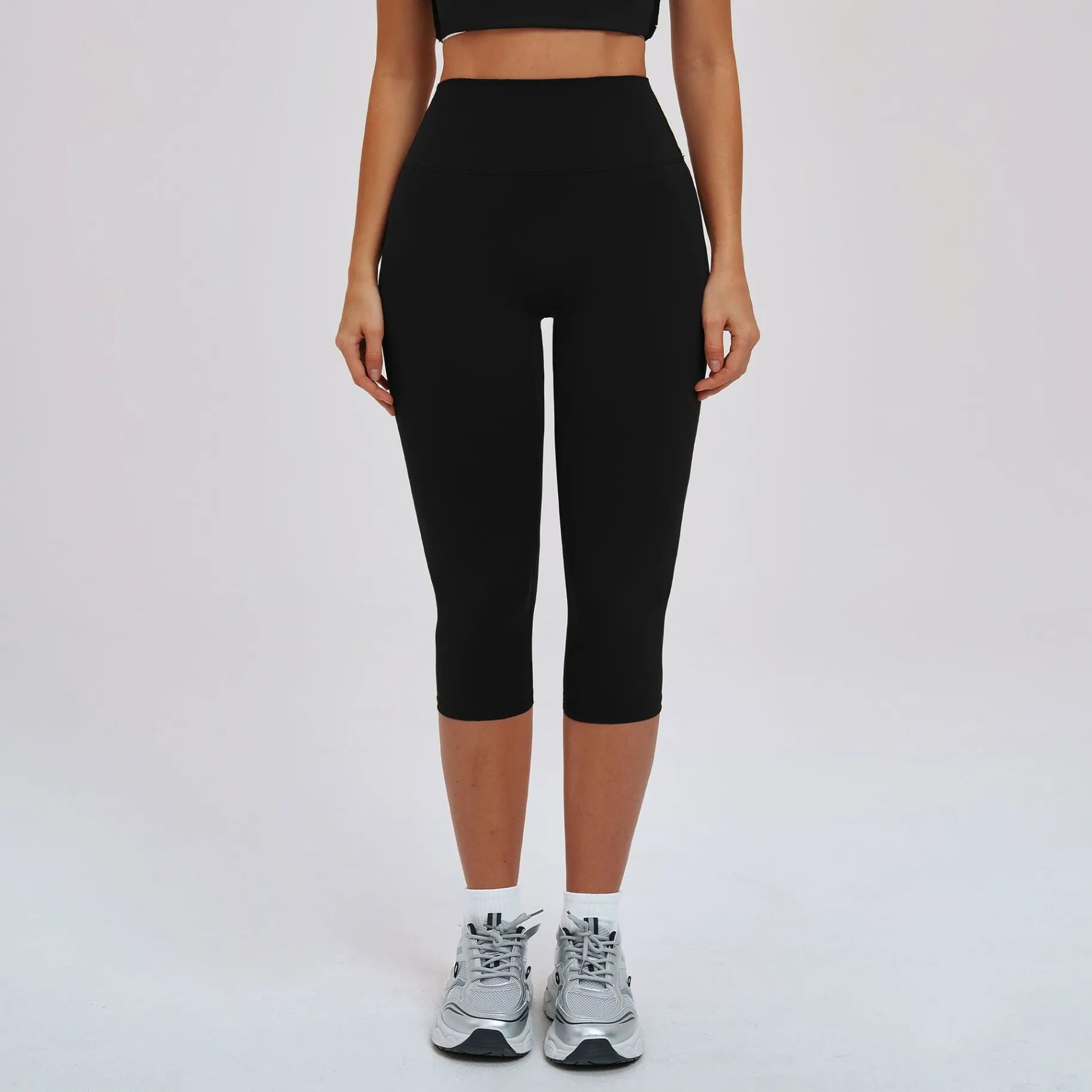 High Waist Capris Pants For Women