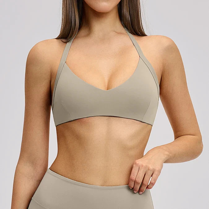 Women's Halter Neck Yoga Sport Bra