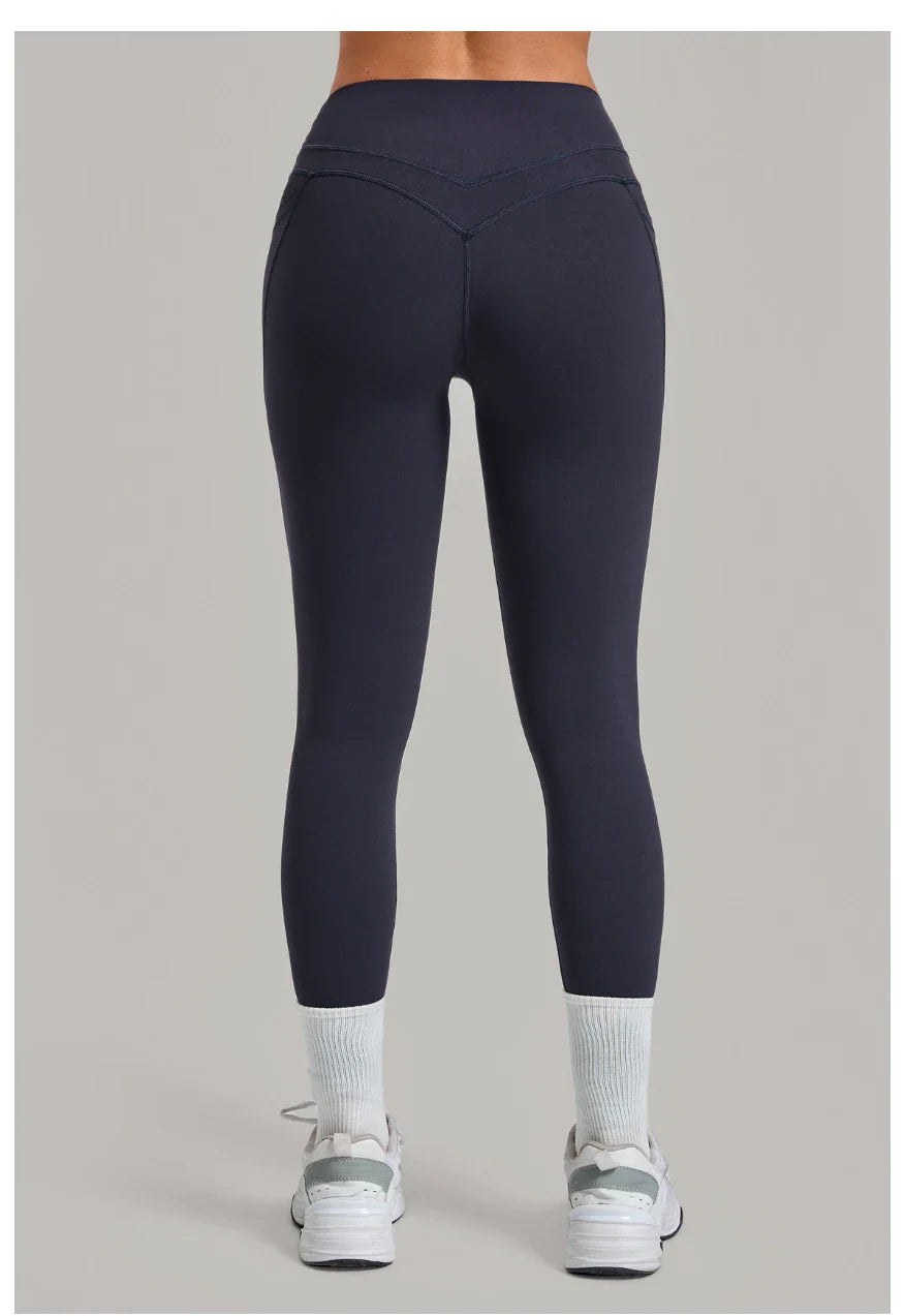 Women's Hip-lifting Yoga Leggings With Pockets