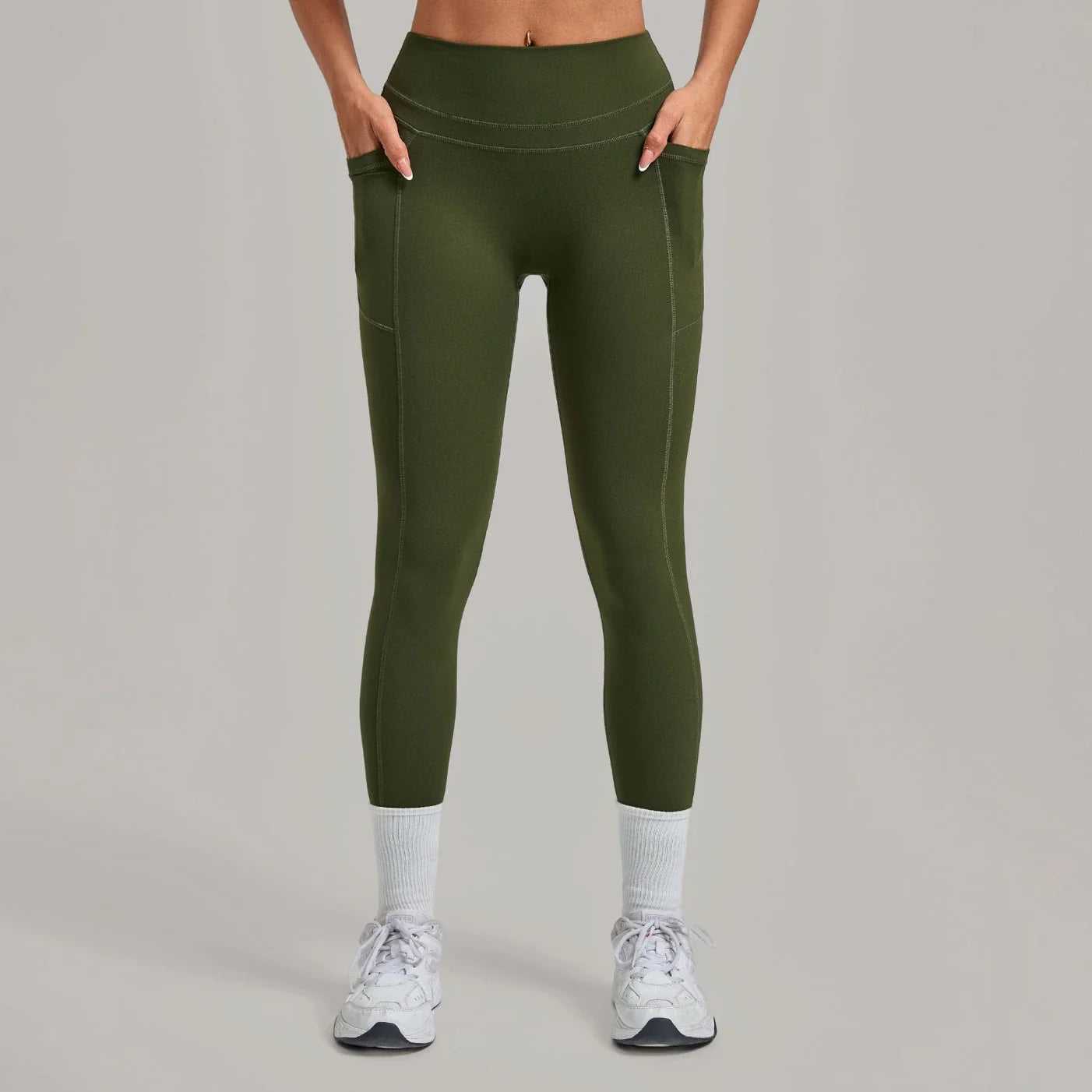 Women's Hip-lifting Yoga Leggings With Pockets
