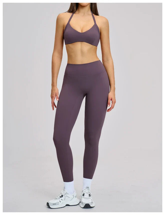 Women's Halter Neck Yoga Sport Bra