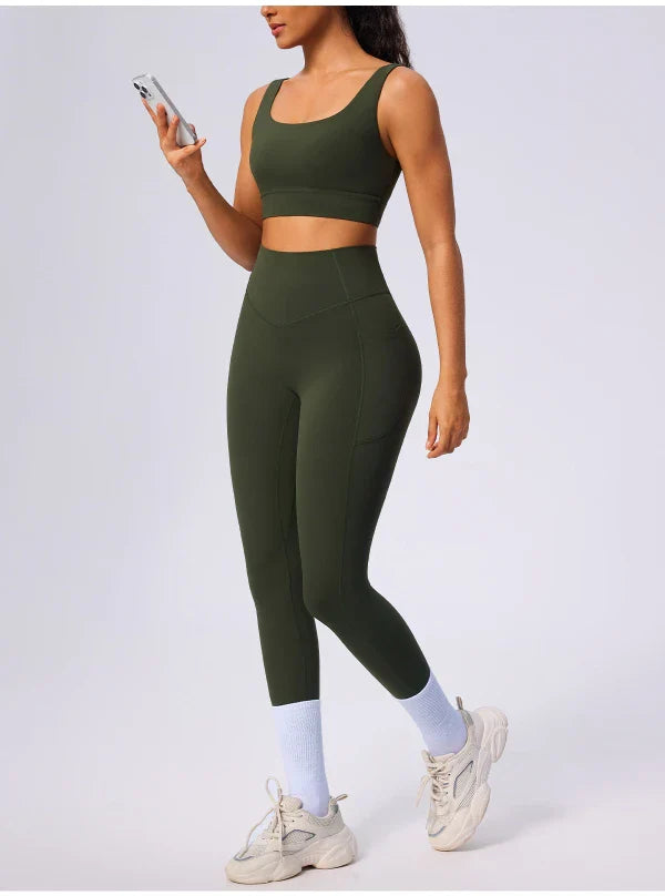 New Women's High Impact Shockproof Yoga Sports Bra