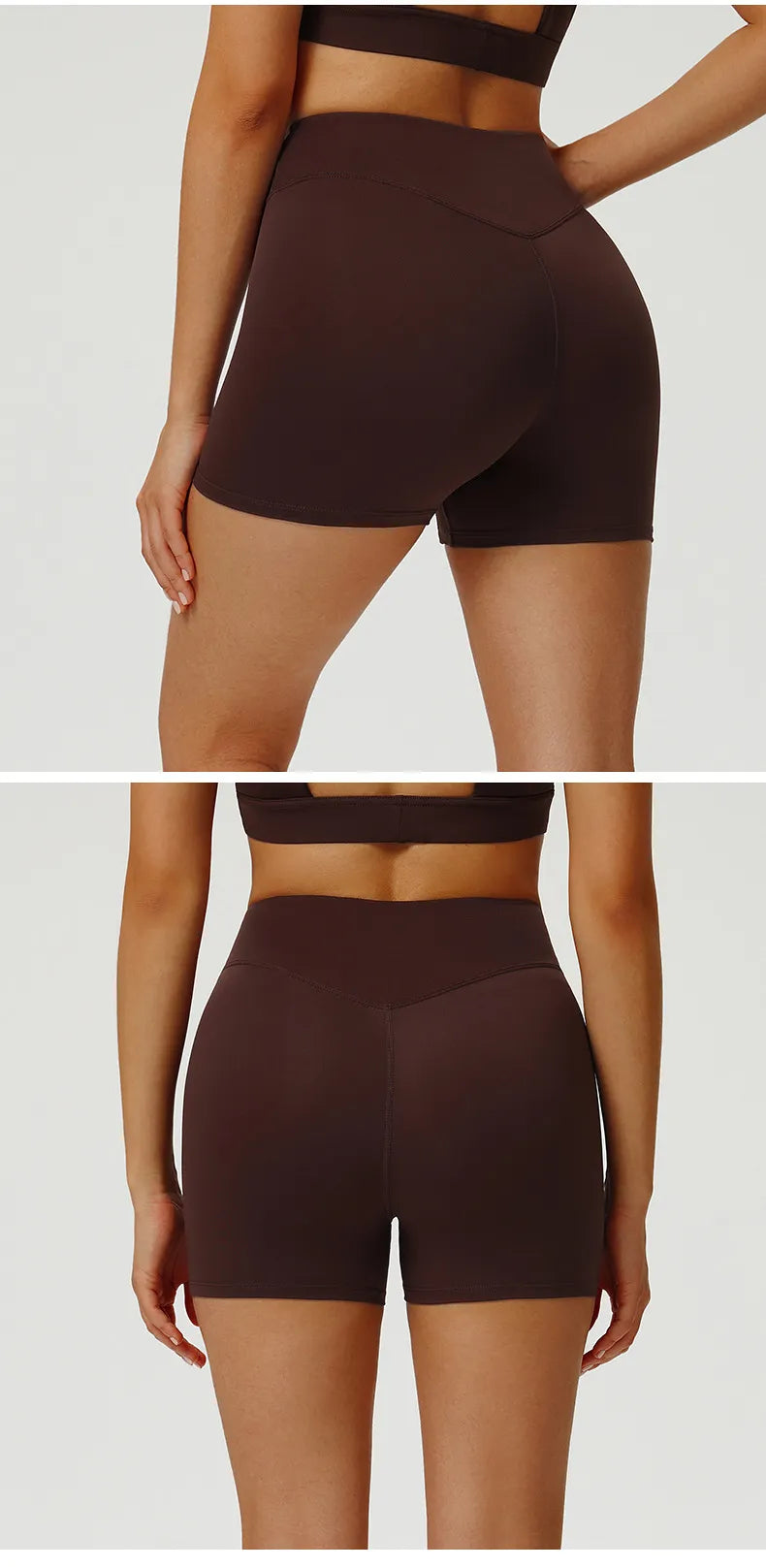 Women's High Waist Yoga Fitness Shorts