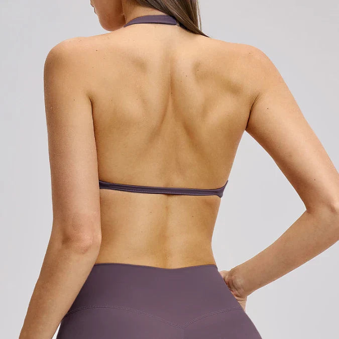 Women's Halter Neck Yoga Sport Bra