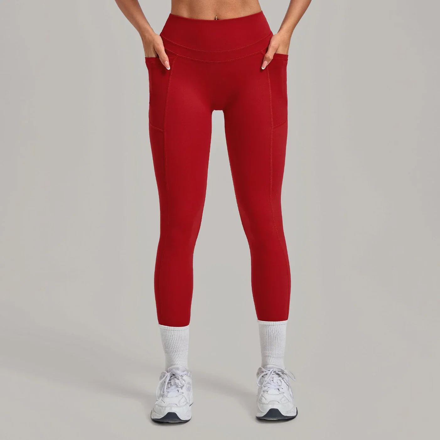 Women's Hip-lifting Yoga Leggings With Pockets