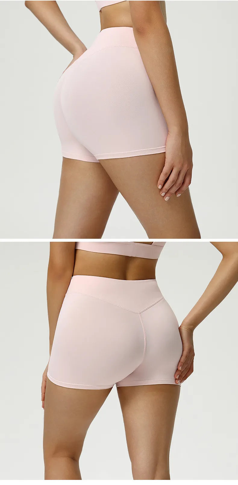 Women's High Waist Yoga Fitness Shorts