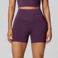 Women's High Waist Shaping Yoga Shorts with Pocket