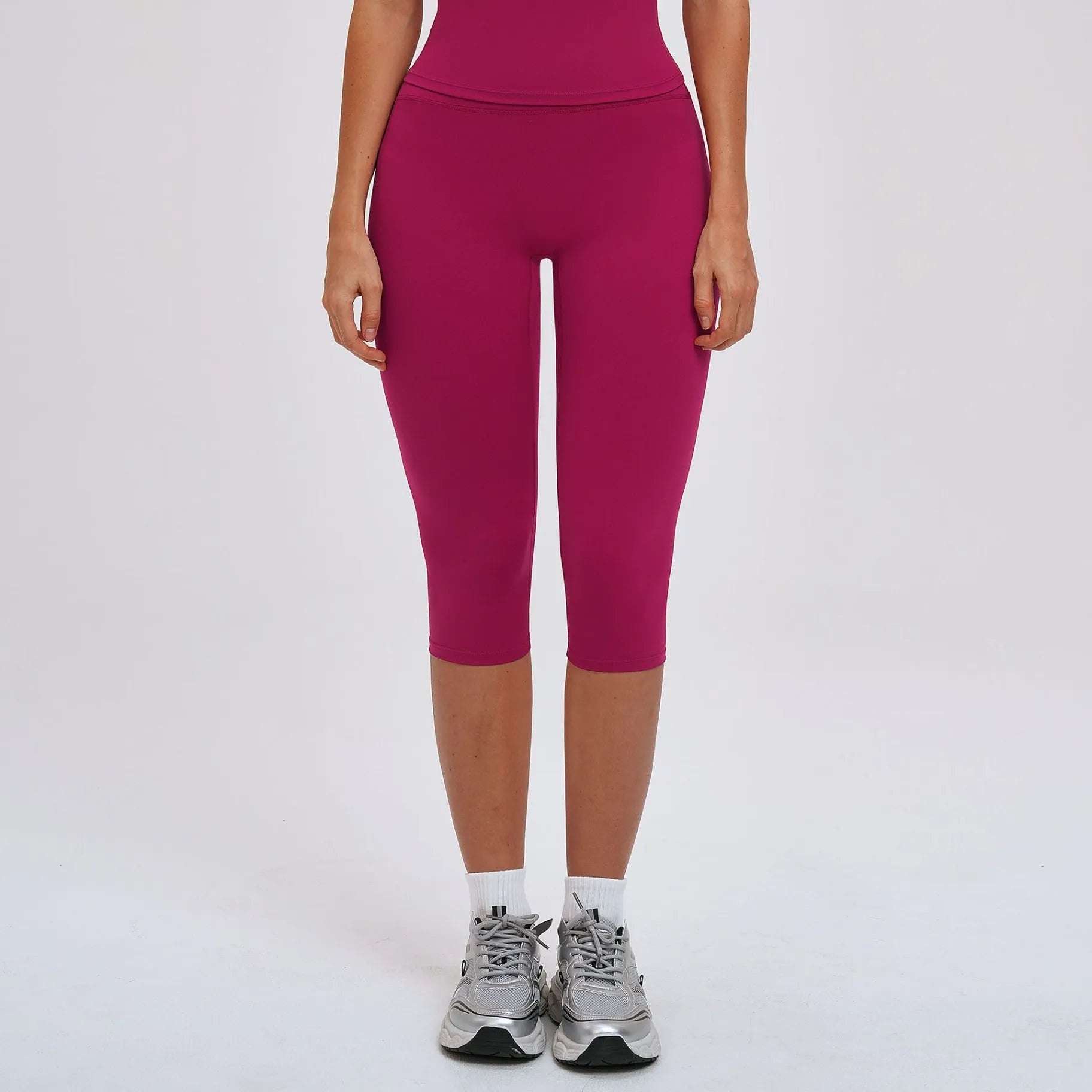 High Waist Capris Pants For Women