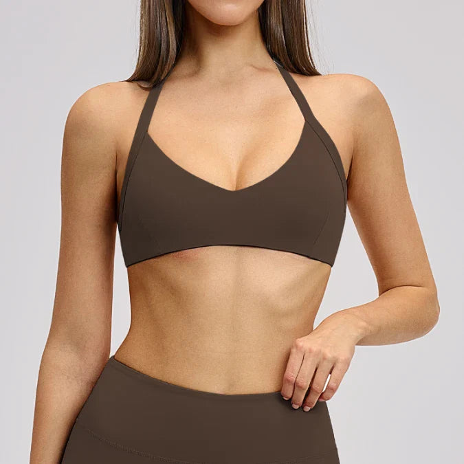 Women's Halter Neck Yoga Sport Bra