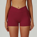 Cross High Waist Shorts for Women